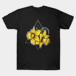 Daffodil Triangle Diamond Flora T-Shirt